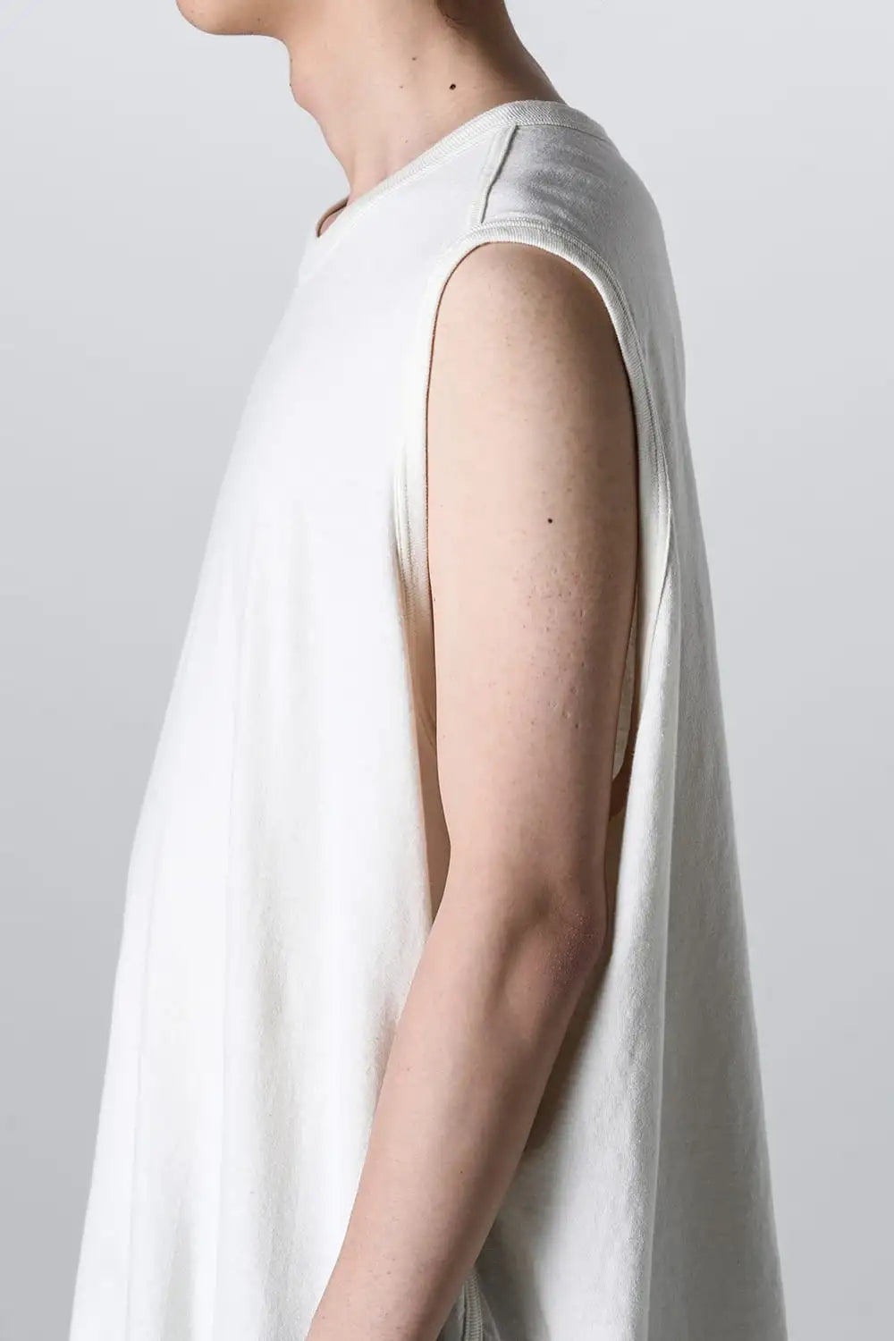 SLEEVELESS TEE Cotton Hemp Jersey KINARI