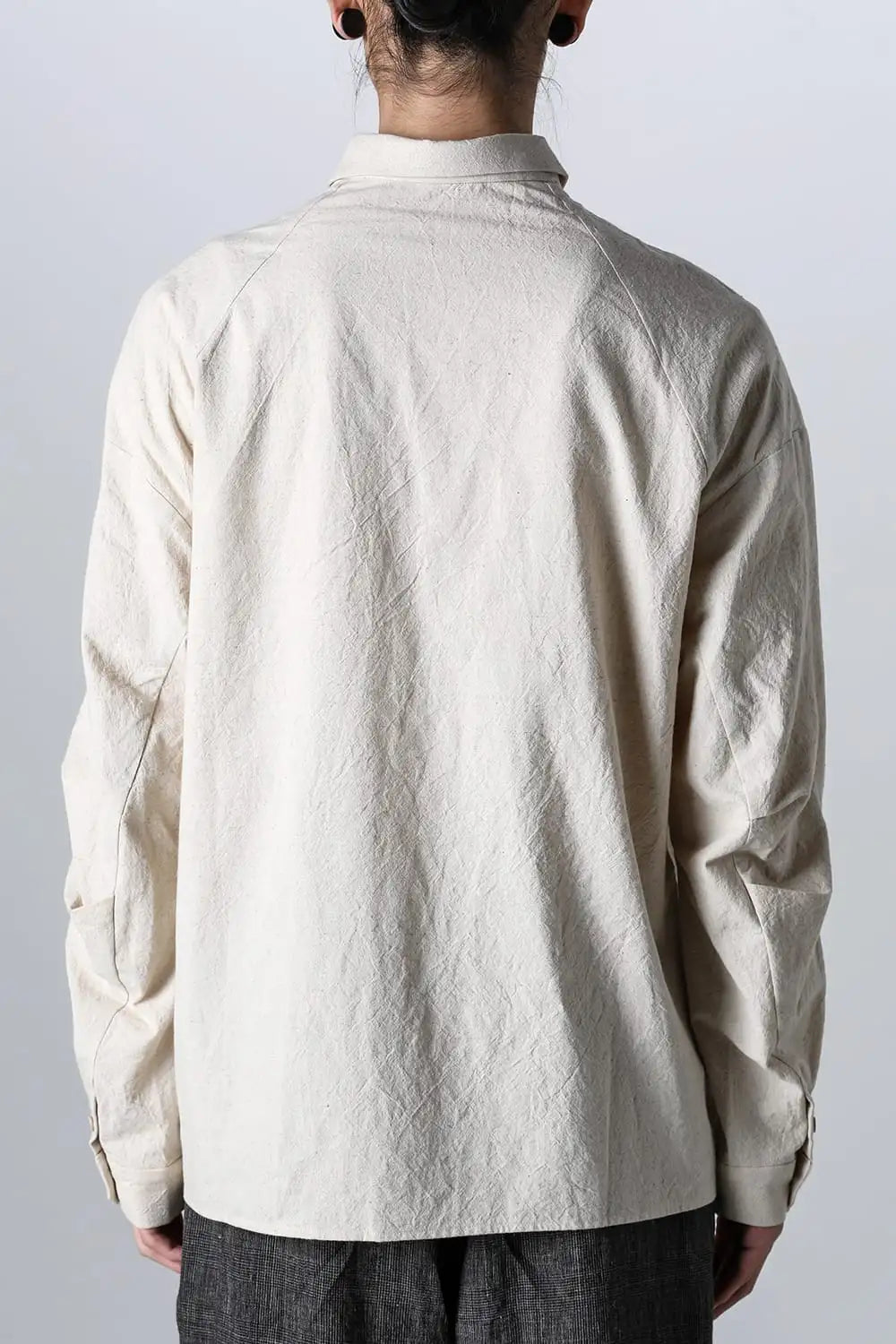 シャツ ルーズフィット コットンヘンプ
