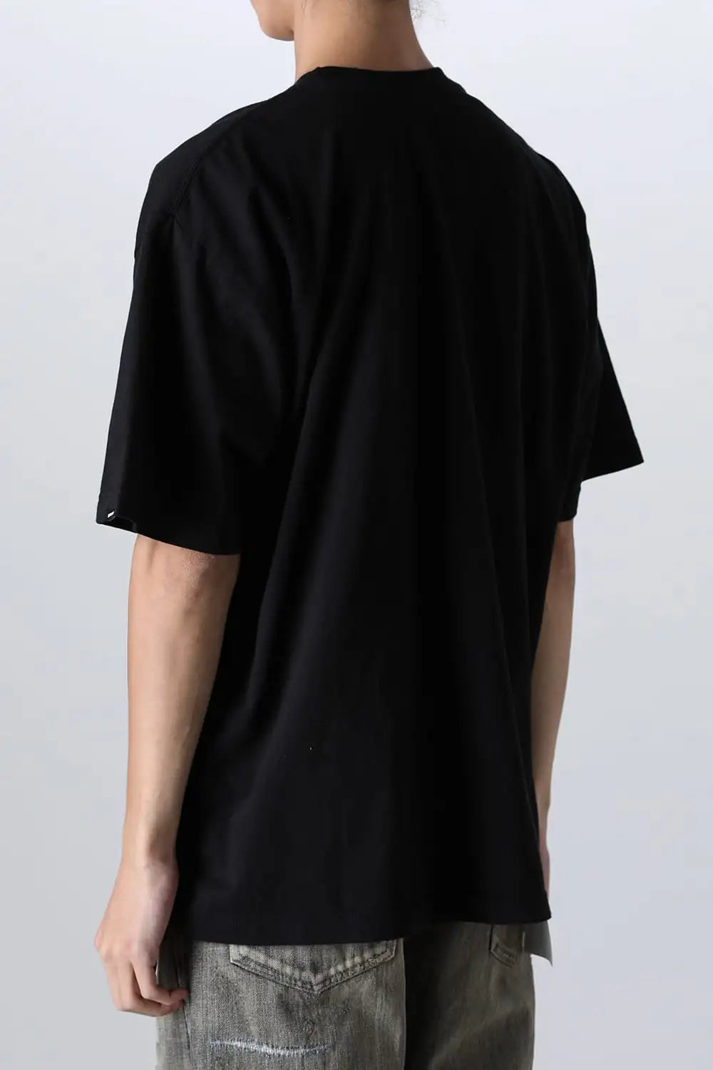 NEIGHBORHOOD x Yohji Yamamoto Print Short Sleeve T-Shirt Black