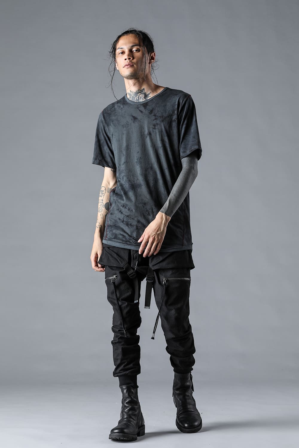 Mud-dyed 30/- Soft Cotton Jersey T-Shirt