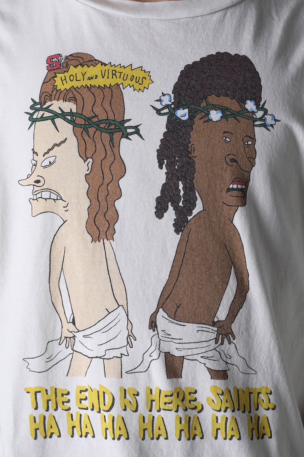 DENIM TEARS × ©SAINT M×××××× HLY&VIRTS Short sleeve T-shirt