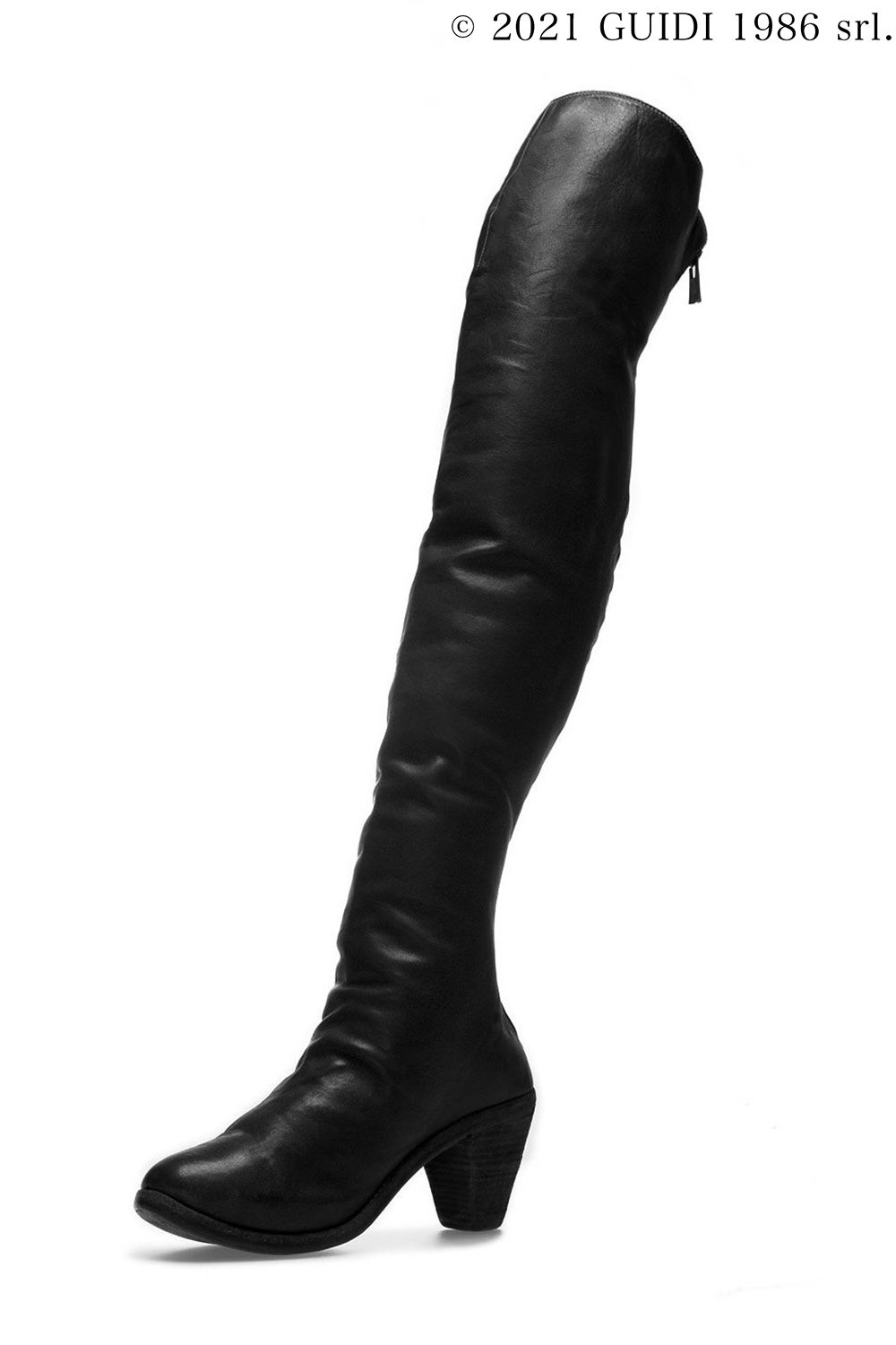 5013 - High Heel Back Zip Over-The-Knee Boots