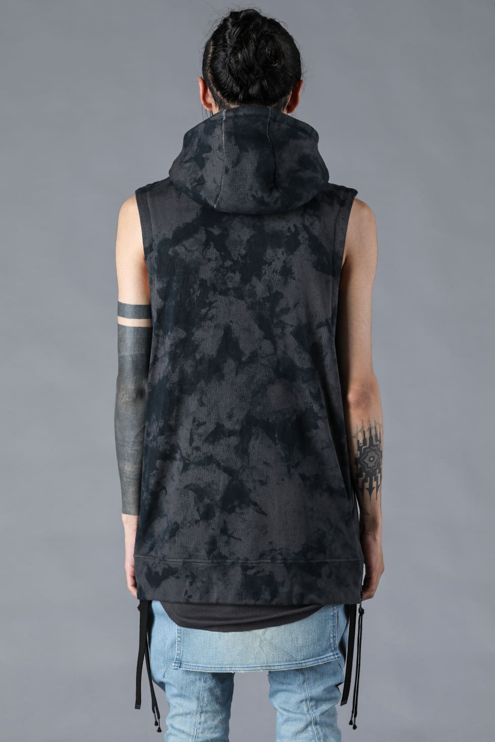 Untwisted Fleece-Line Coate Hooded Vest