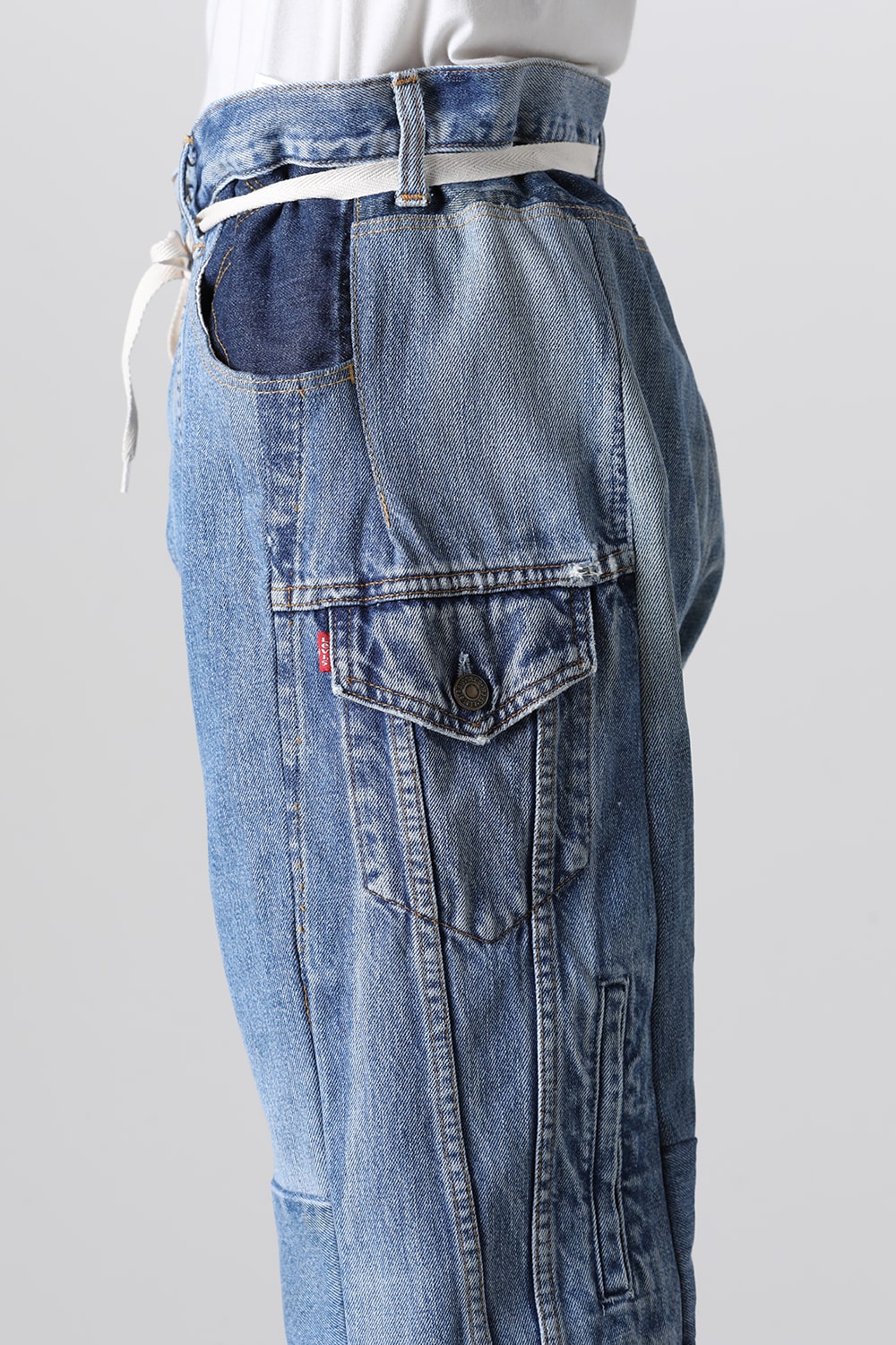 Denim Cargo Pants - L2