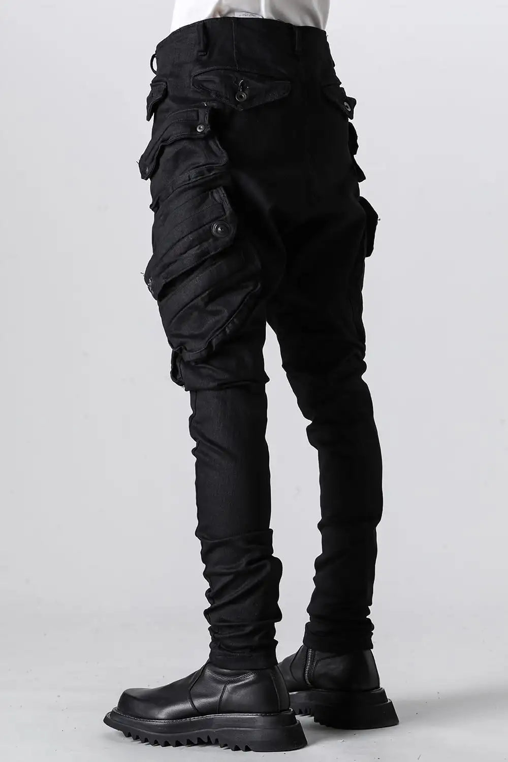 10.5oz Stretch Denim Gas Mask Skinny Pants