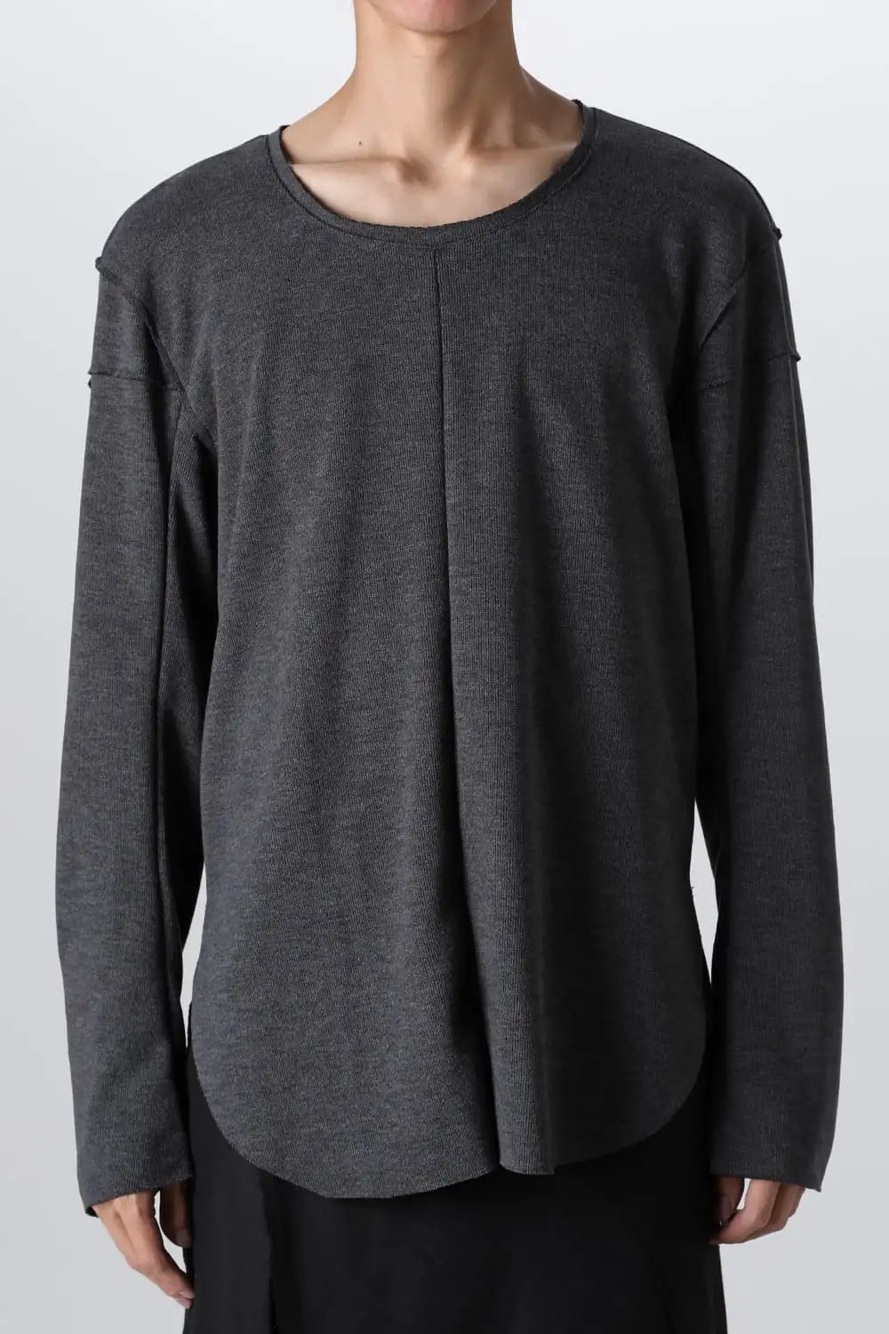 Separated Knit (Vest & 2 Shoulder L/S) D.Gray