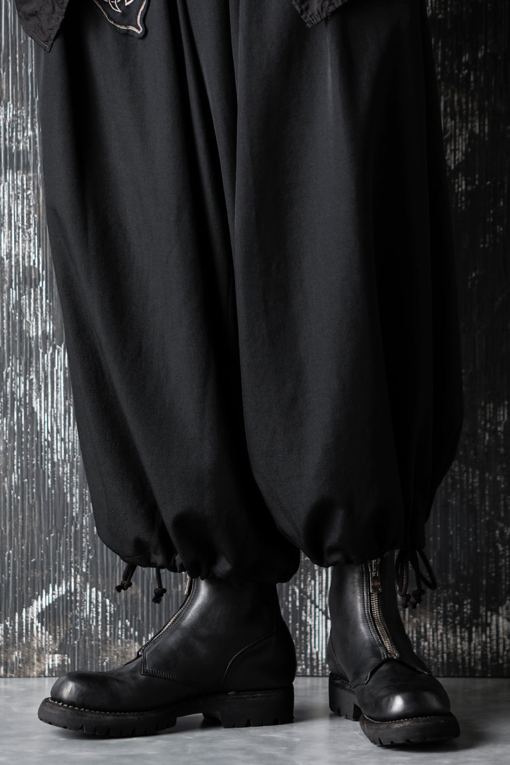 フロント ジップ ブーツ ビブラム ソール ホース クラッタ フルグレイン レザー