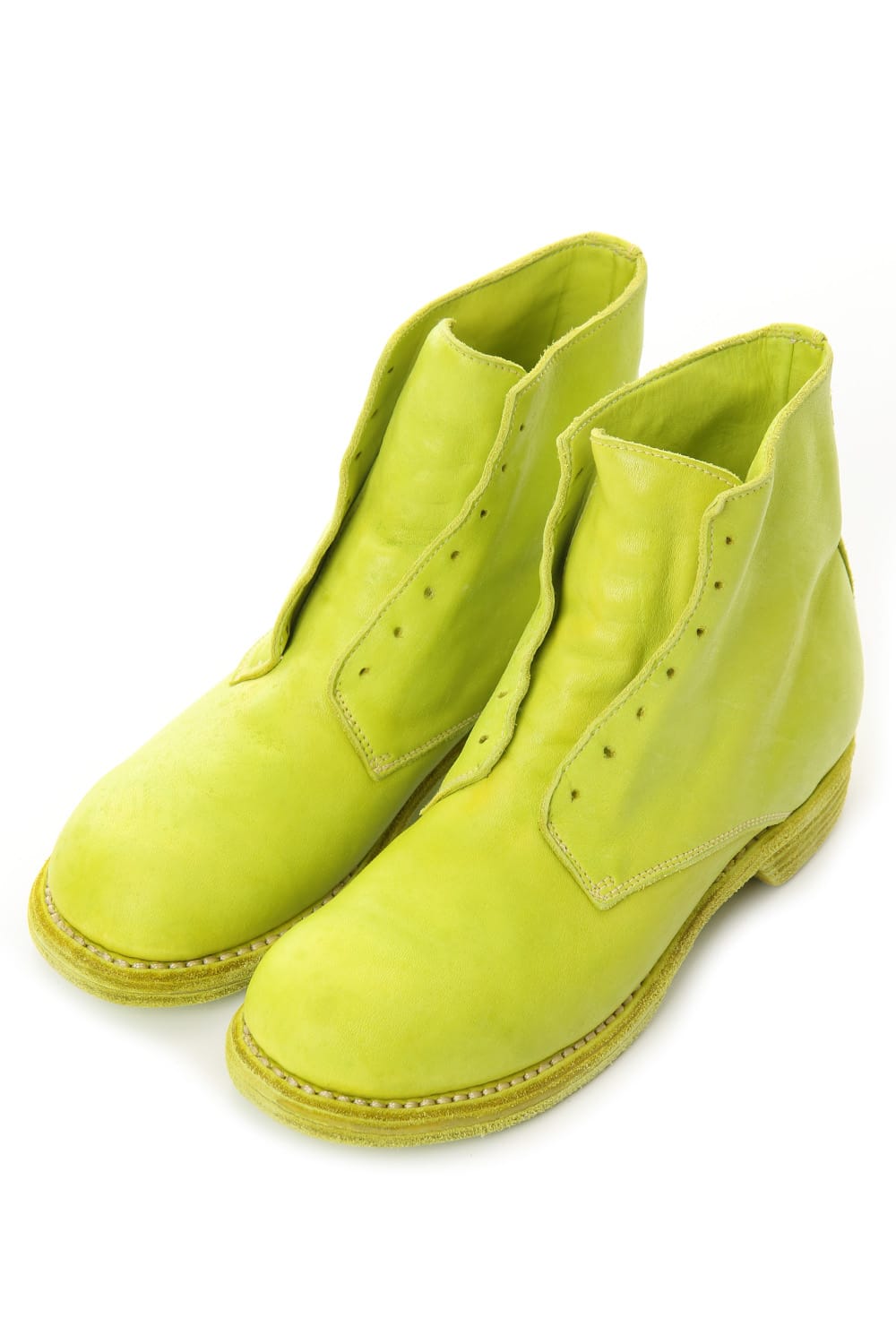 ミリタリー レースアップブーツ - ホース フルグレイン レザー - CO47T