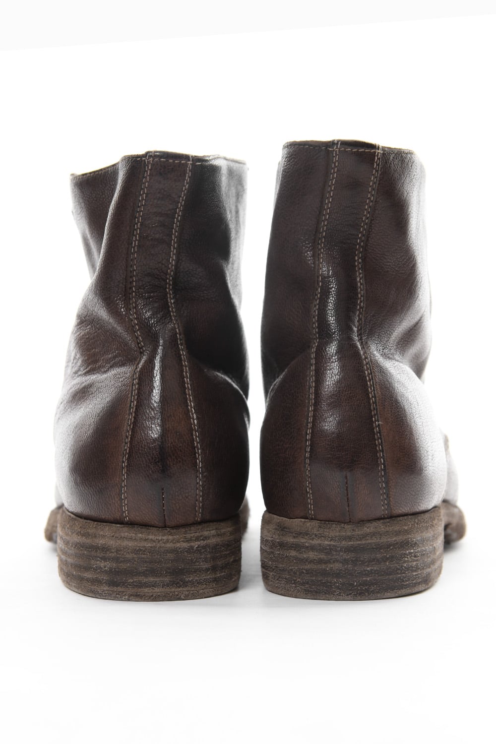 Military Lace Up Boots Double Sole - 5305N - Goat Full Grain Leather