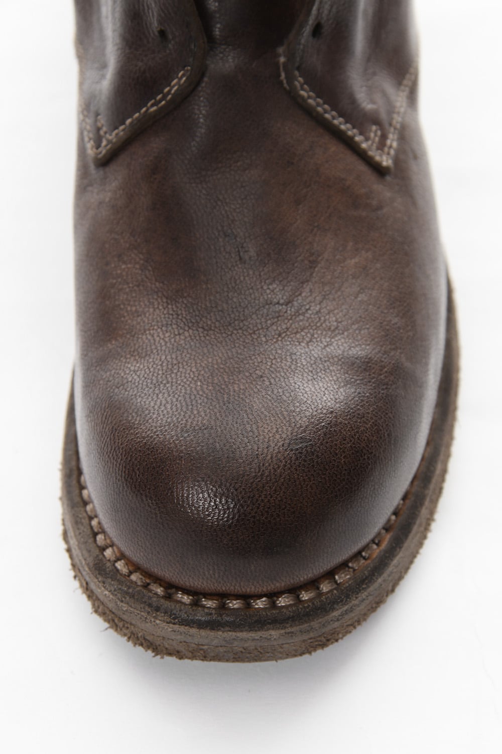 Military Lace Up Boots Double Sole - 5305N - Goat Full Grain Leather