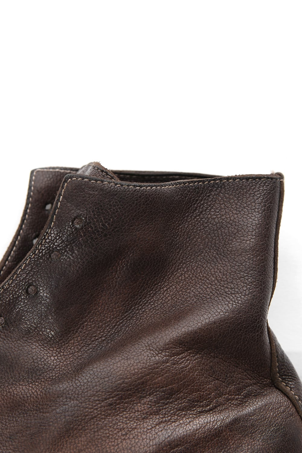 Military Lace Up Boots Double Sole - 5305N - Goat Full Grain Leather