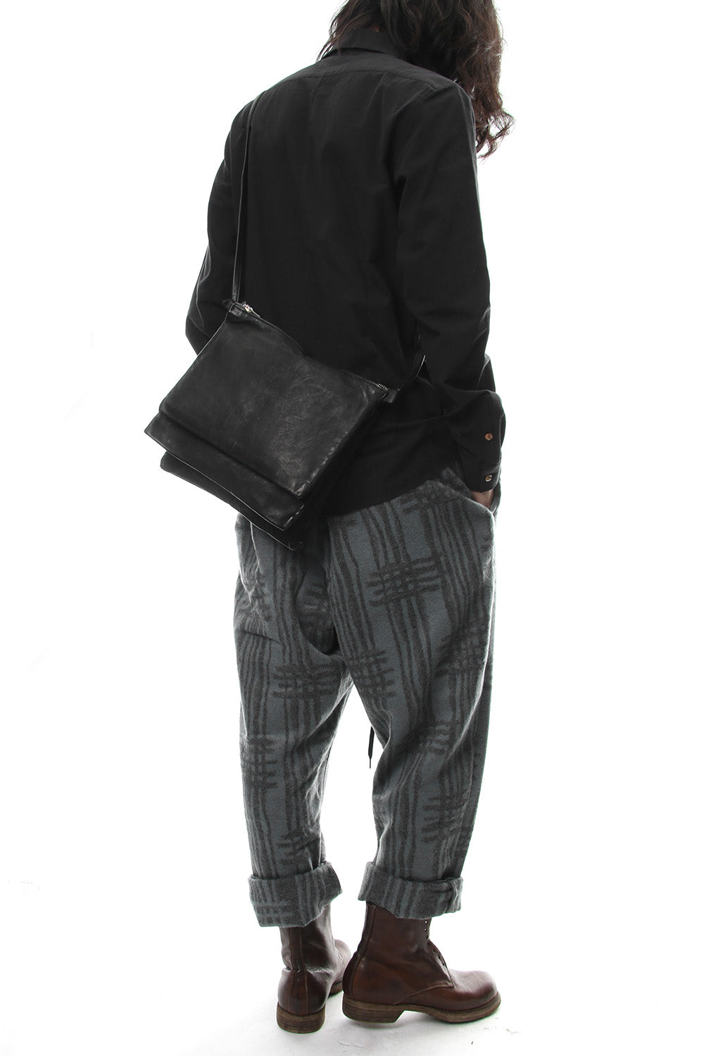 Military Lace Up Boots Double Sole - 5305N - Goat Full Grain Leather