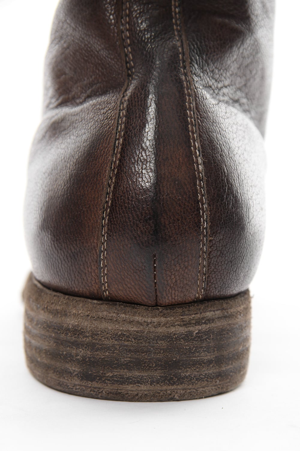 Military Lace Up Boots Double Sole - 5305N - Goat Full Grain Leather