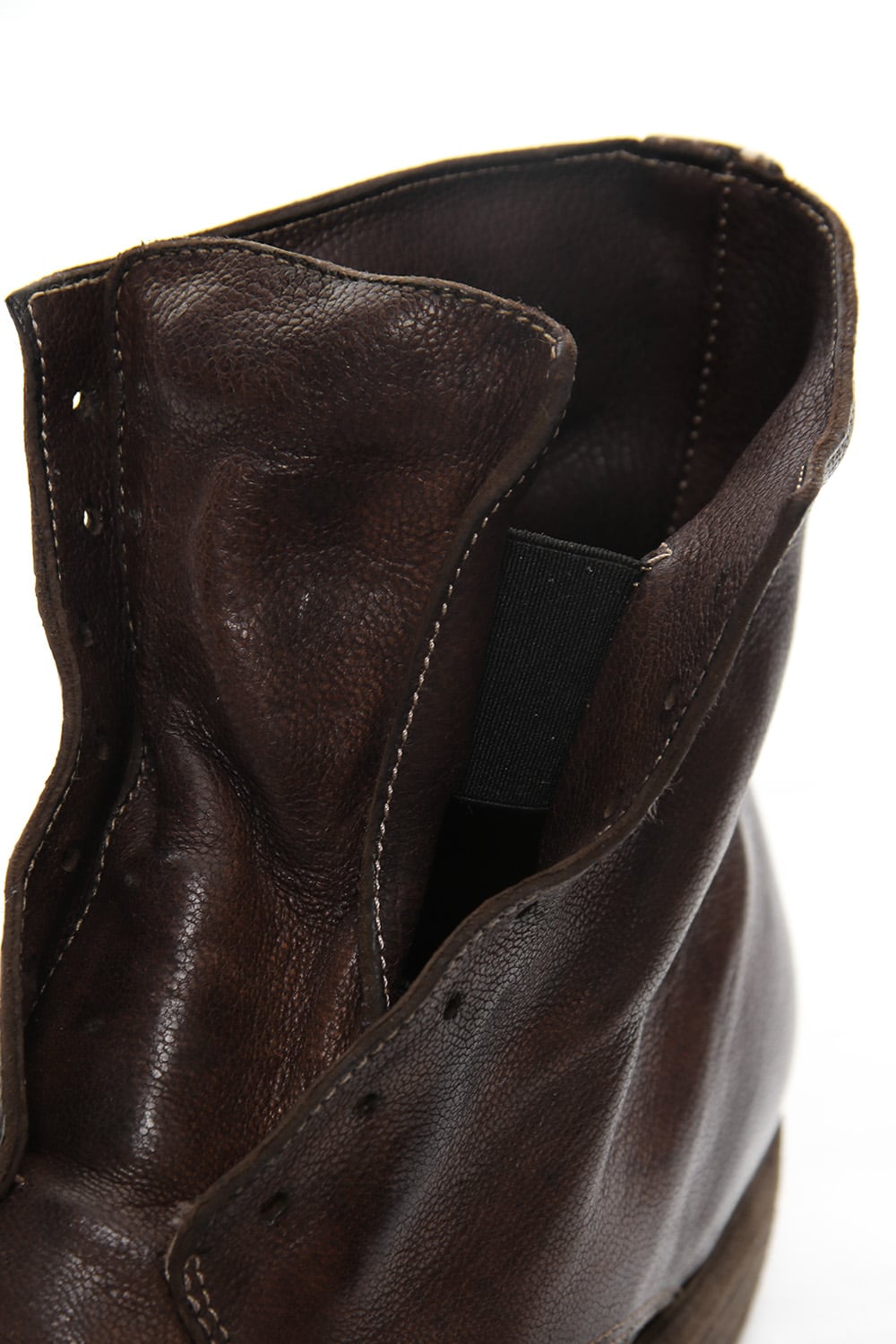 Military Lace Up Boots Double Sole - 5305N - Goat Full Grain Leather