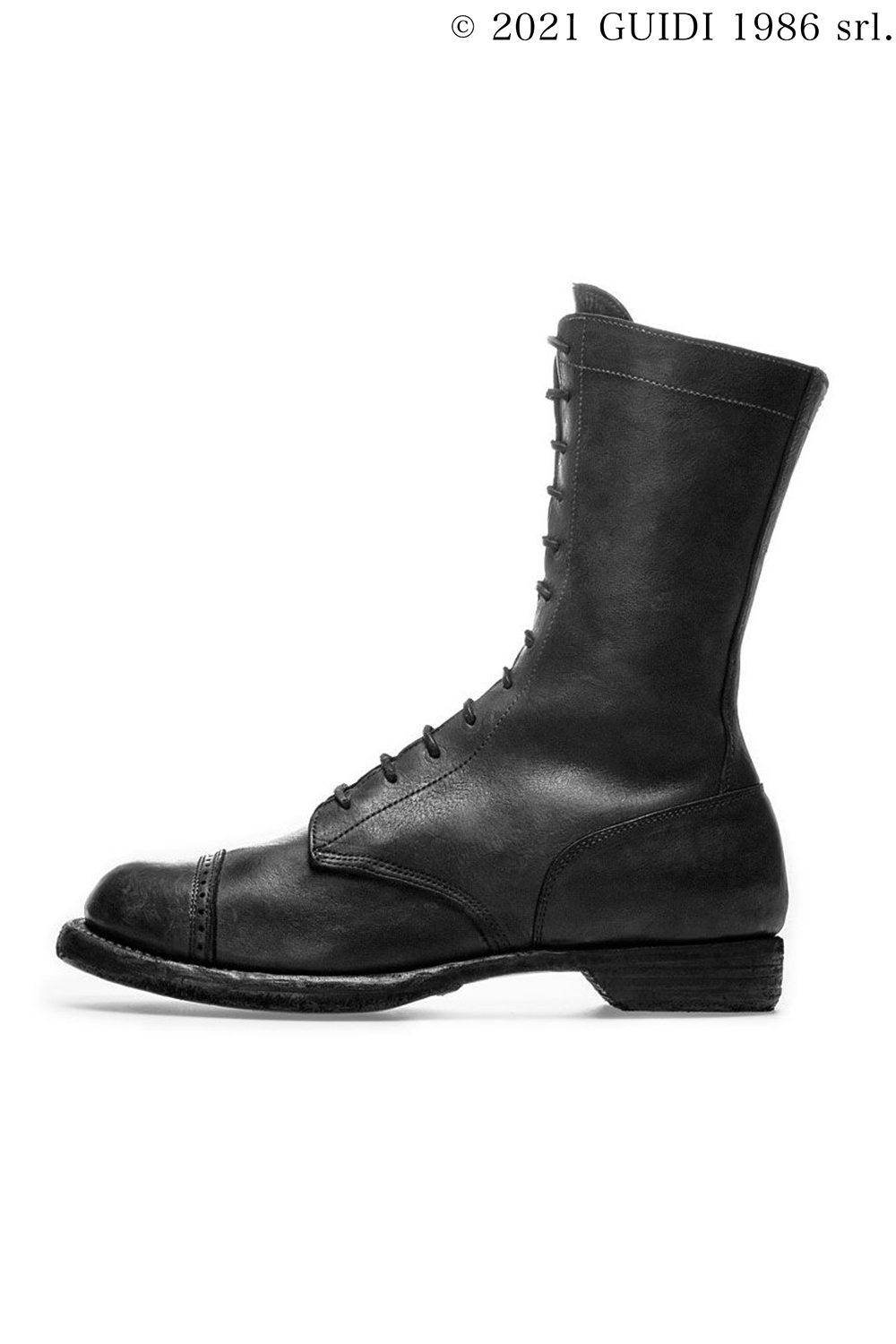 5308 - Laced Up Mid-Calf Boots