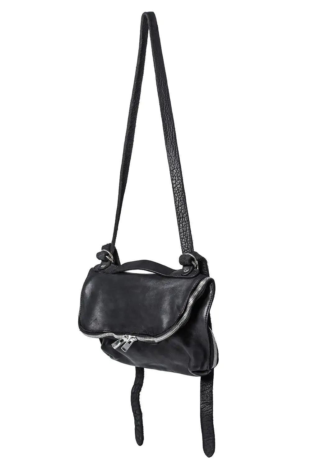 Small Messenger Shoulder Bag Soft Horse Full Grain - M100 Black