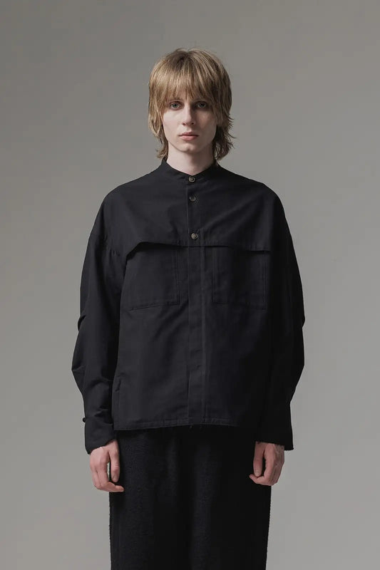 シャツ ノイル シルク コットン グログラン