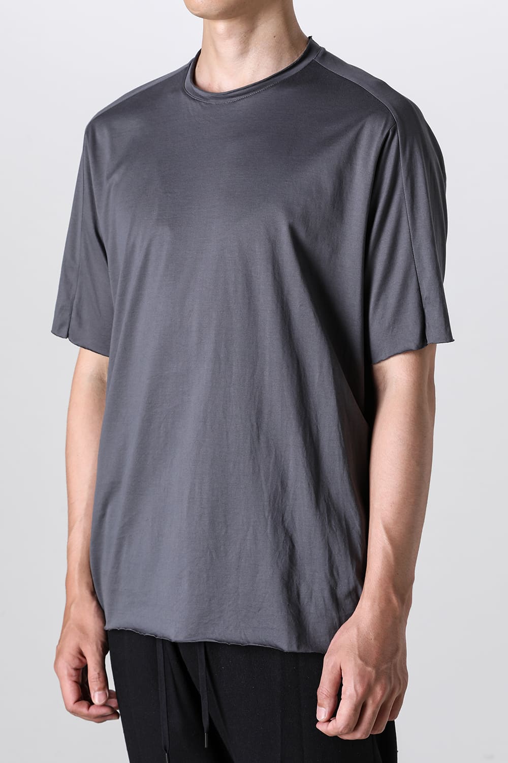 Sea Island cotton Short Sleeve T-shirt Gray
