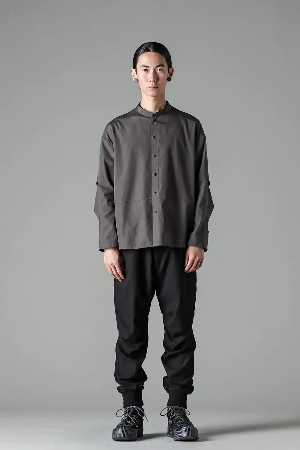 Jogger pants 60/2 cotton gabardine