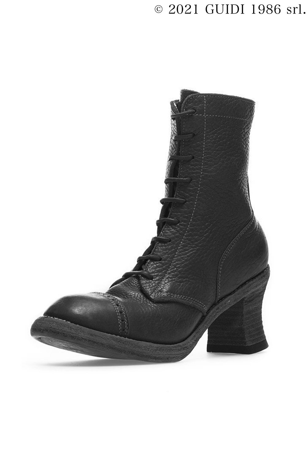 5408 - High Heel Laced Up Top-Ankle Boots