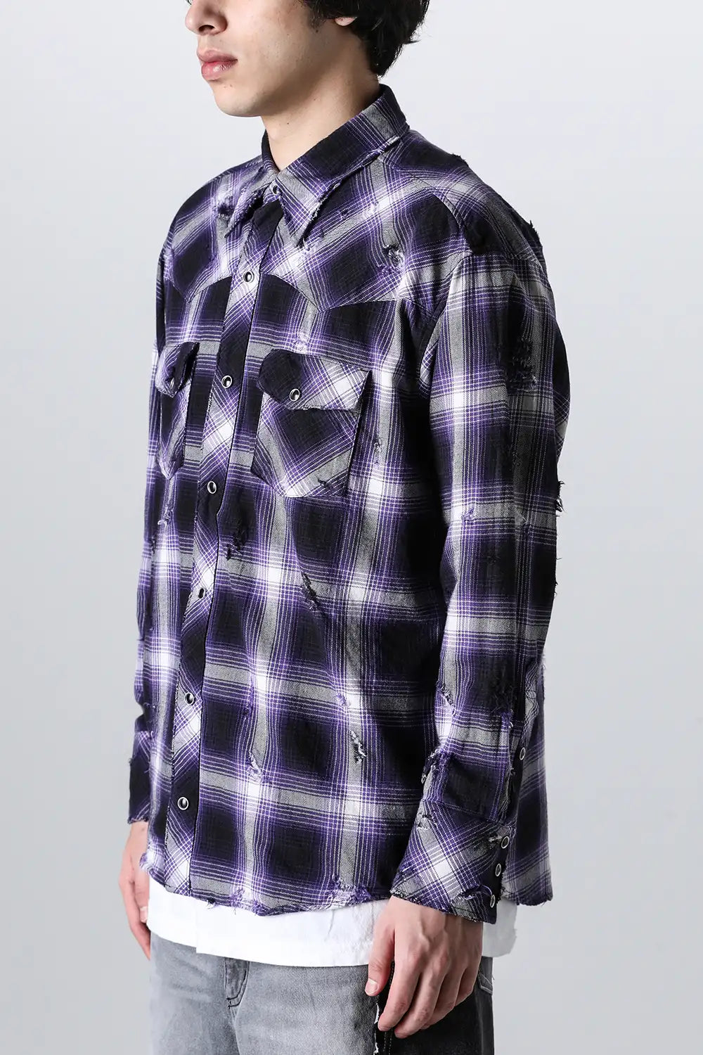 Western Shirt Purple