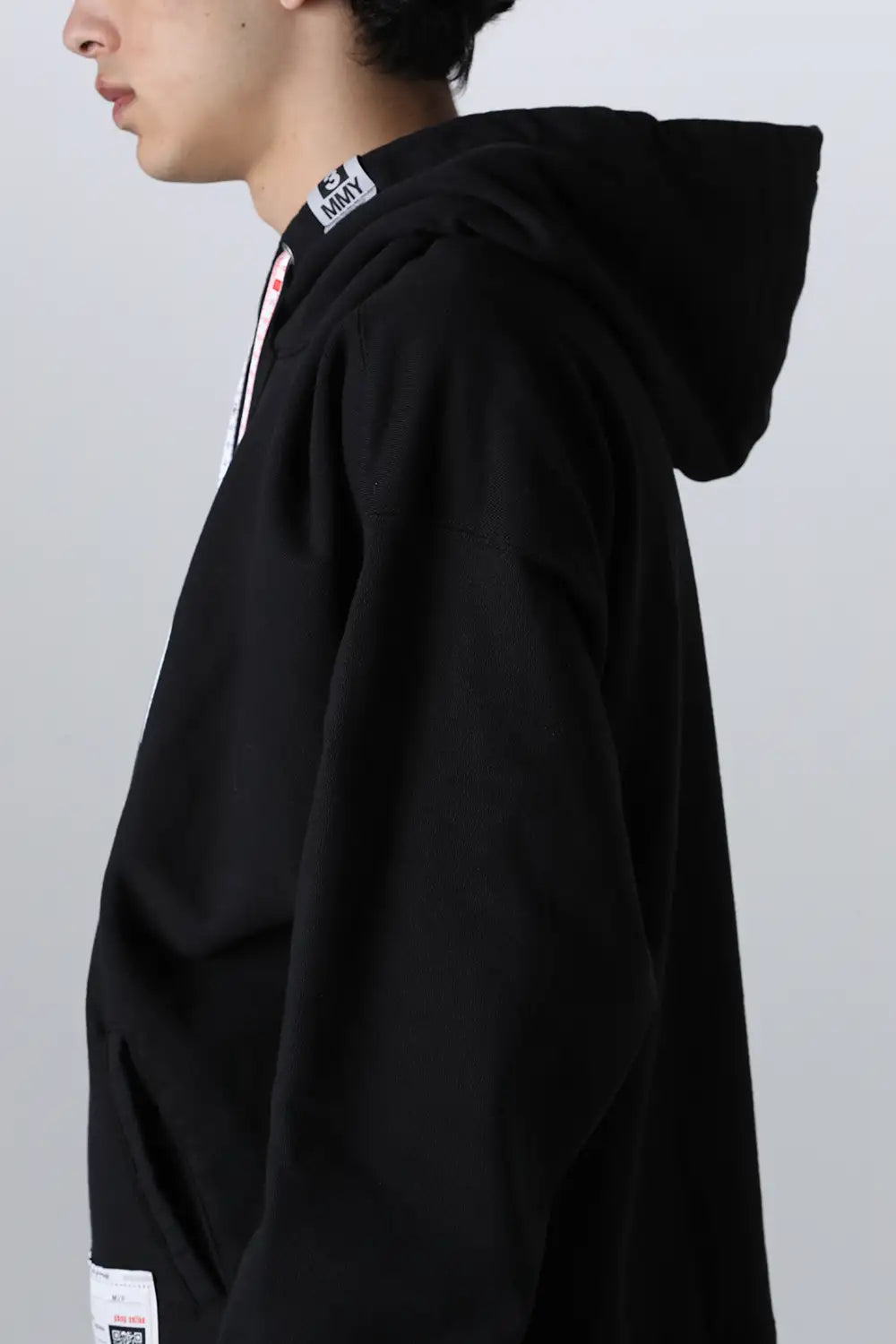 NASA Printed Hoodie Black