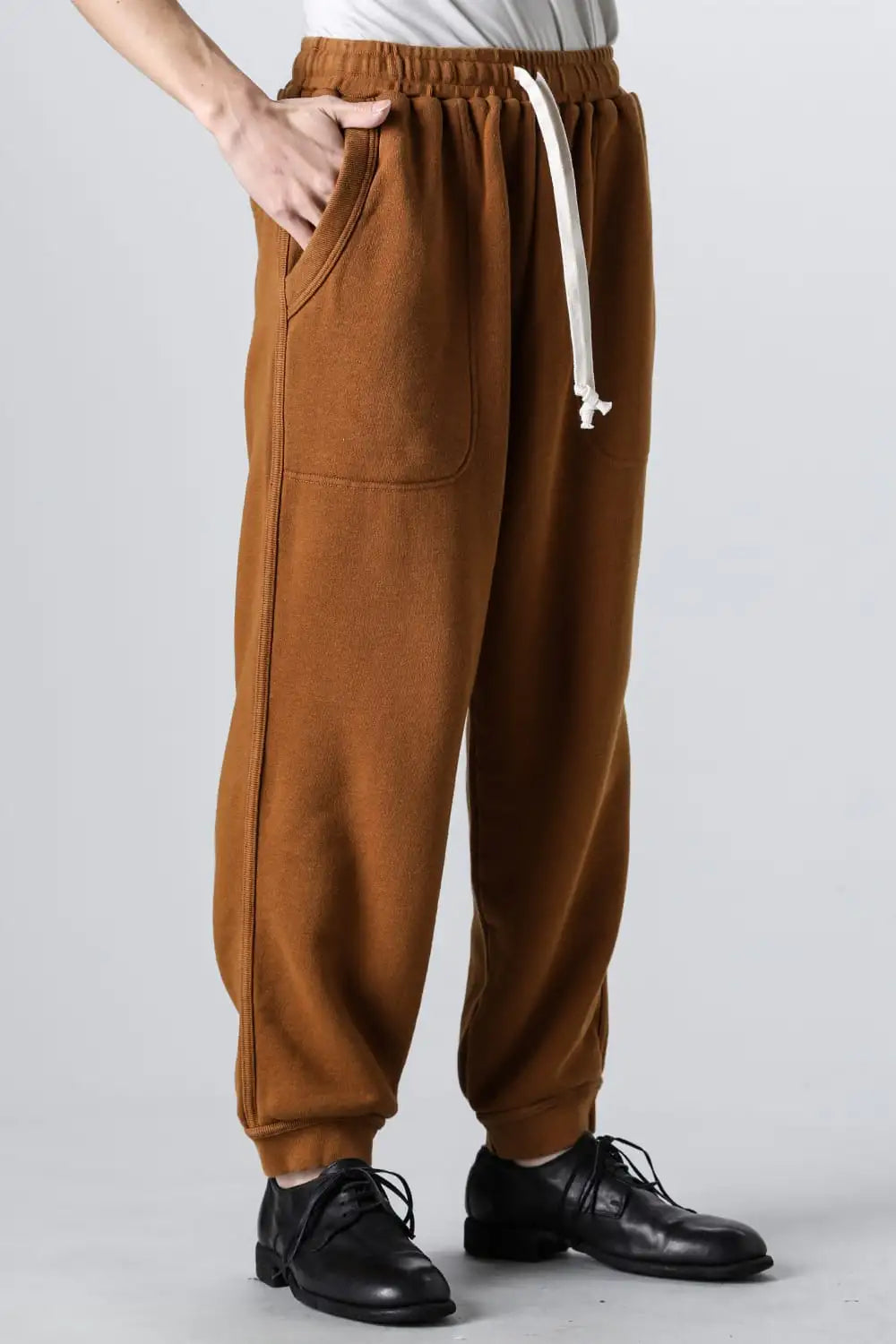 SWEATPANTS Loopwheel Sweat COPPER BROWN