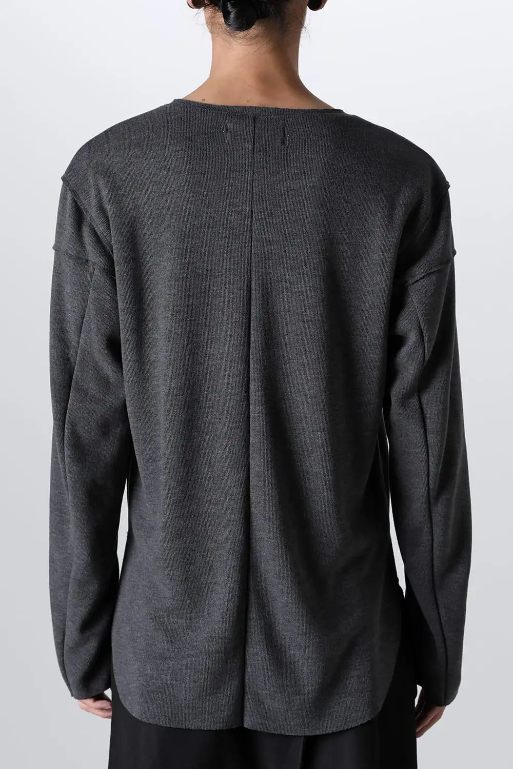 Separated Knit (Vest & 2 Shoulder L/S) D.Gray