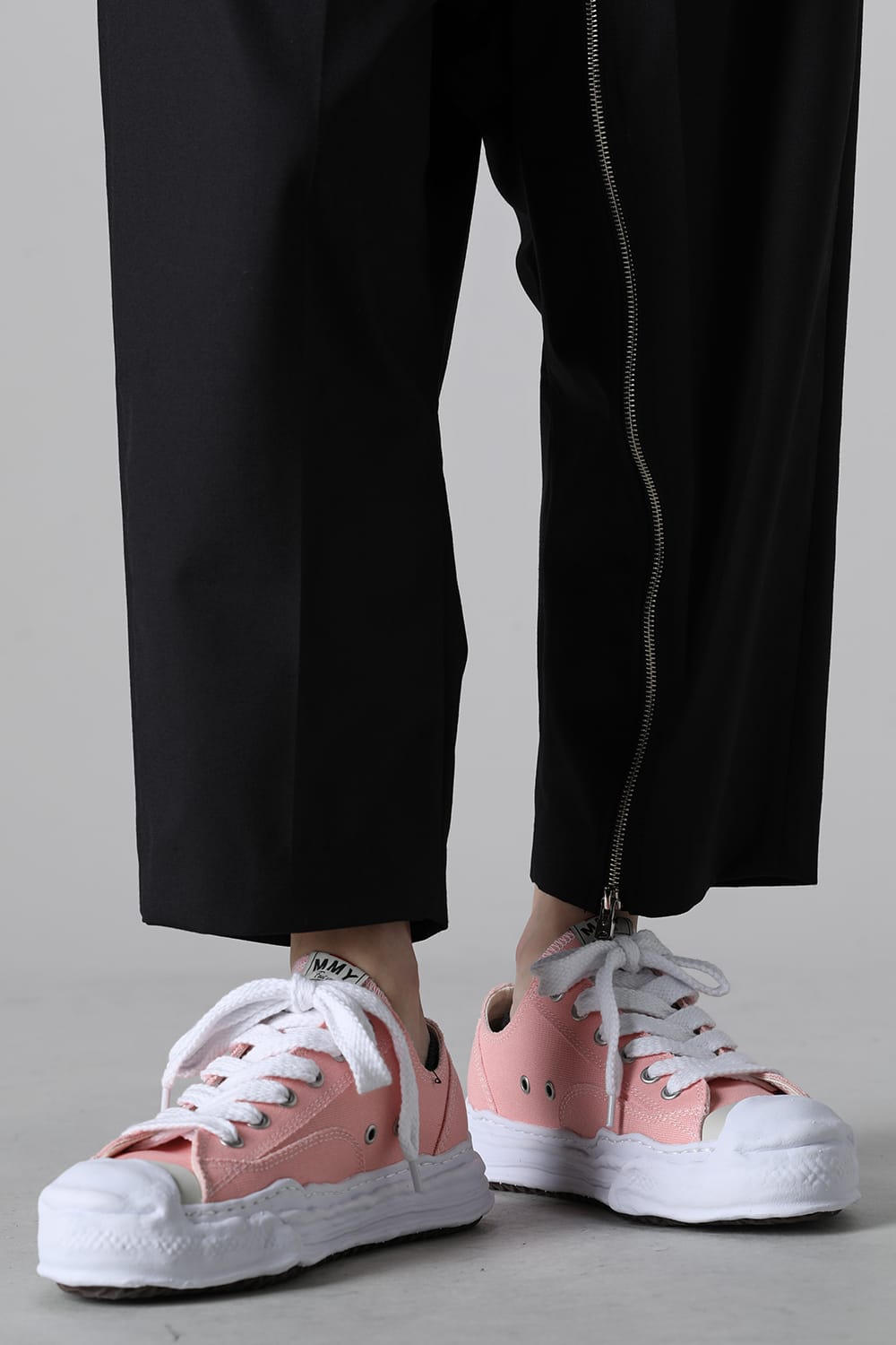 HANK Original sole Toe cap sneaker LOW canvas Pink