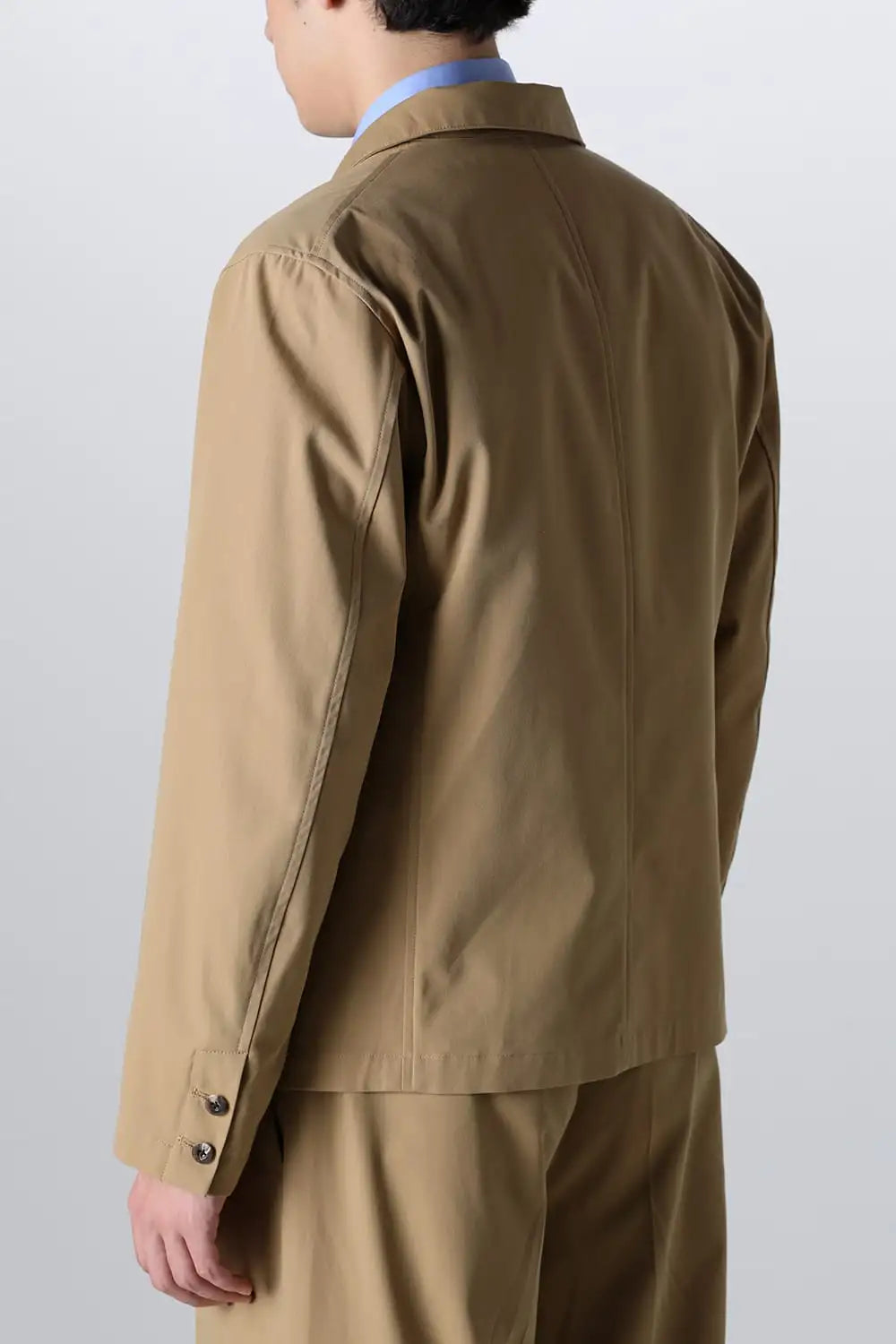 Slash Pocket Jacket Camel