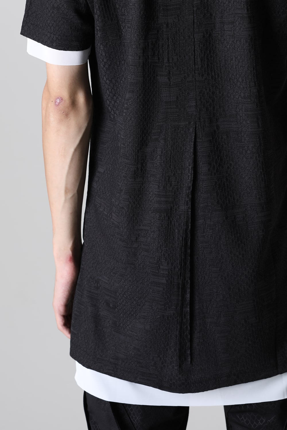 Layered Petit Frill T-Shirt Black&White