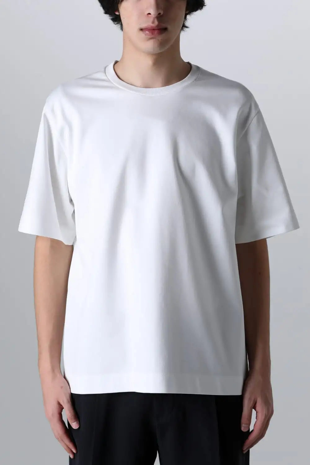 ショートスリーブTシャツ White × White cord