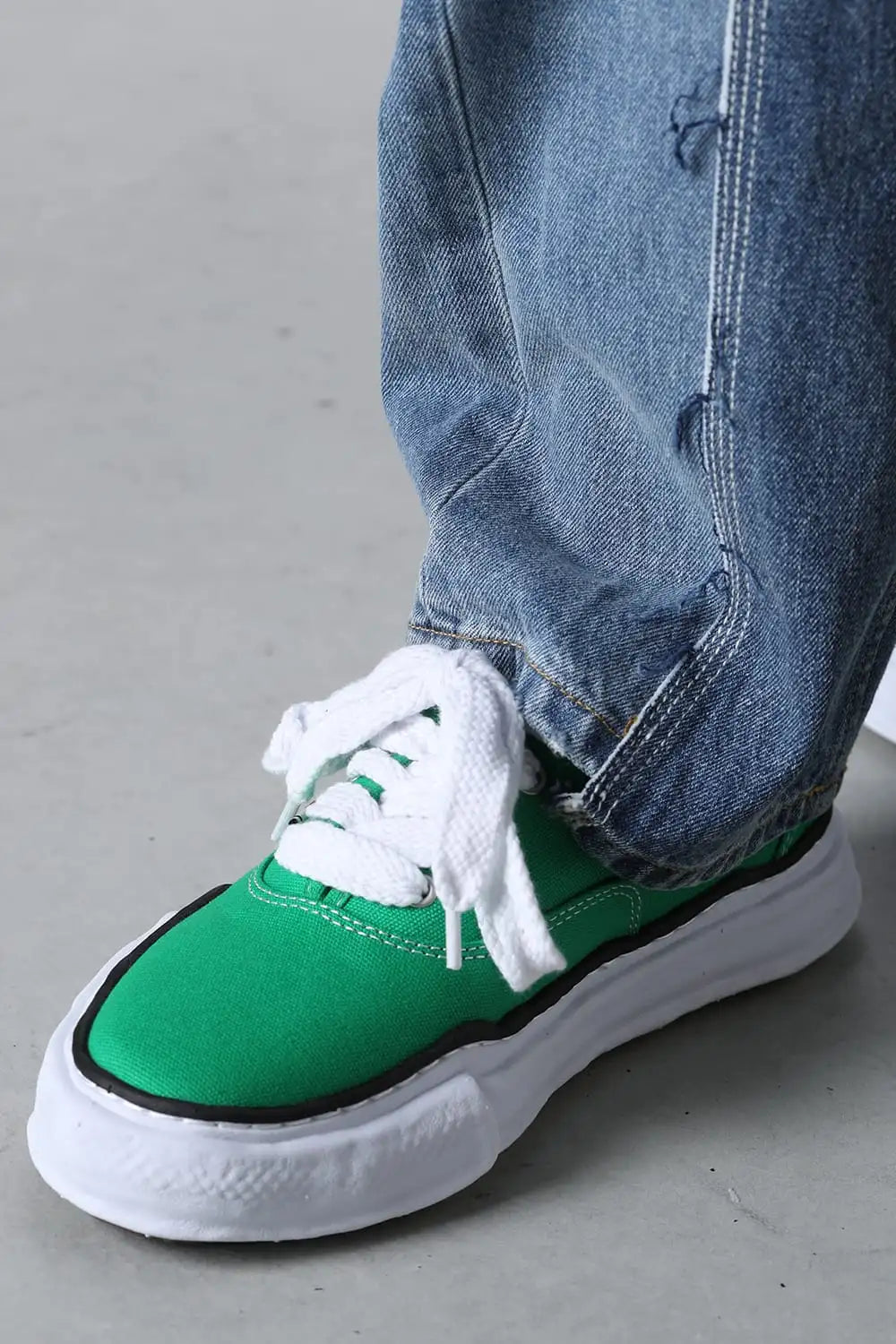 BAKER canvas Low cut sneakers Green