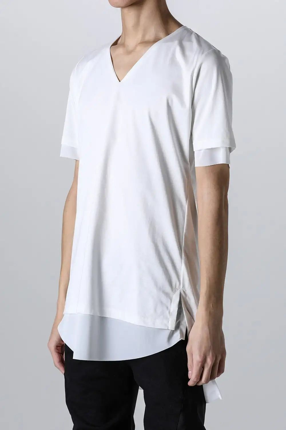 レイヤードTシャツ ホワイト