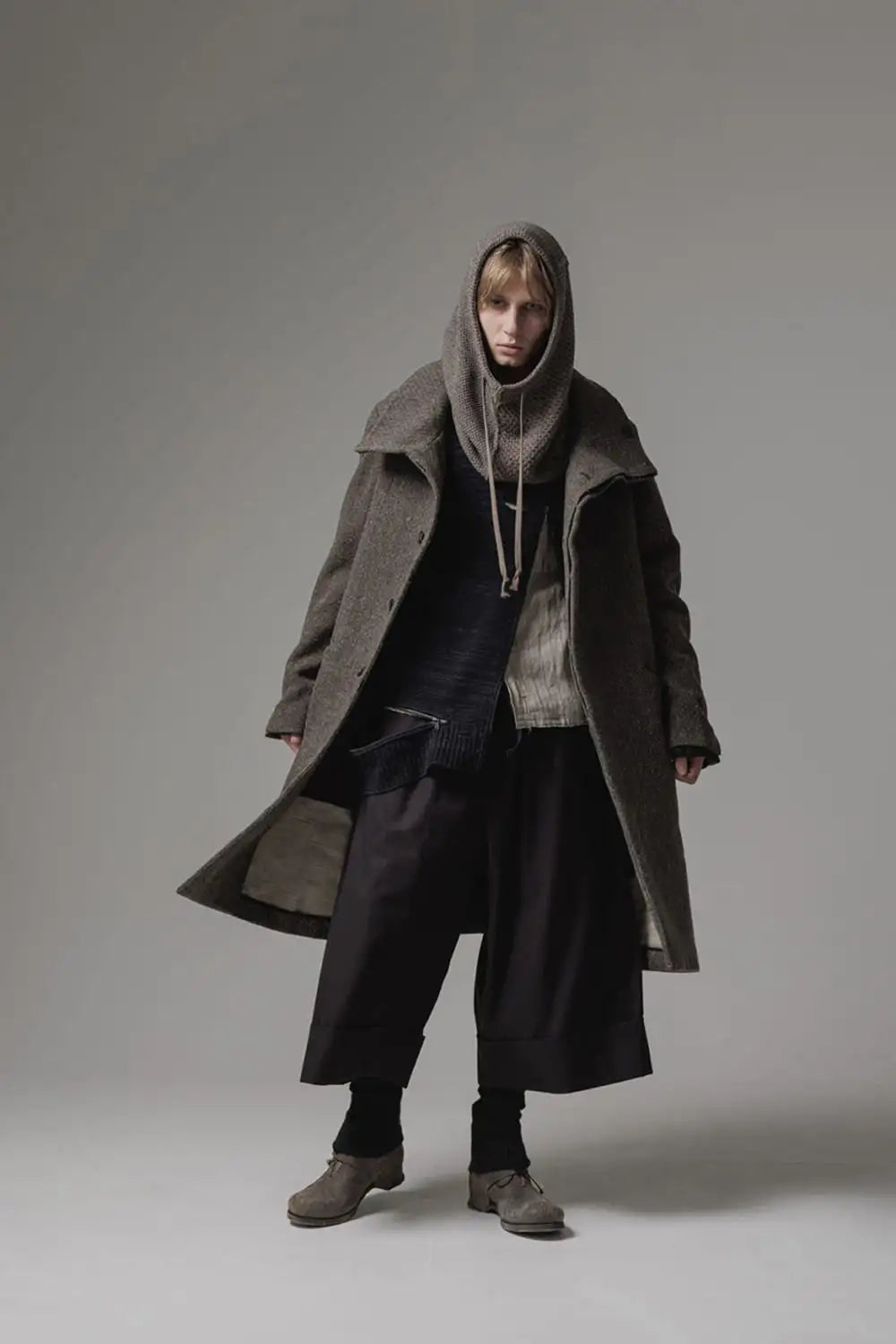 Shirt cotton / linen stripe