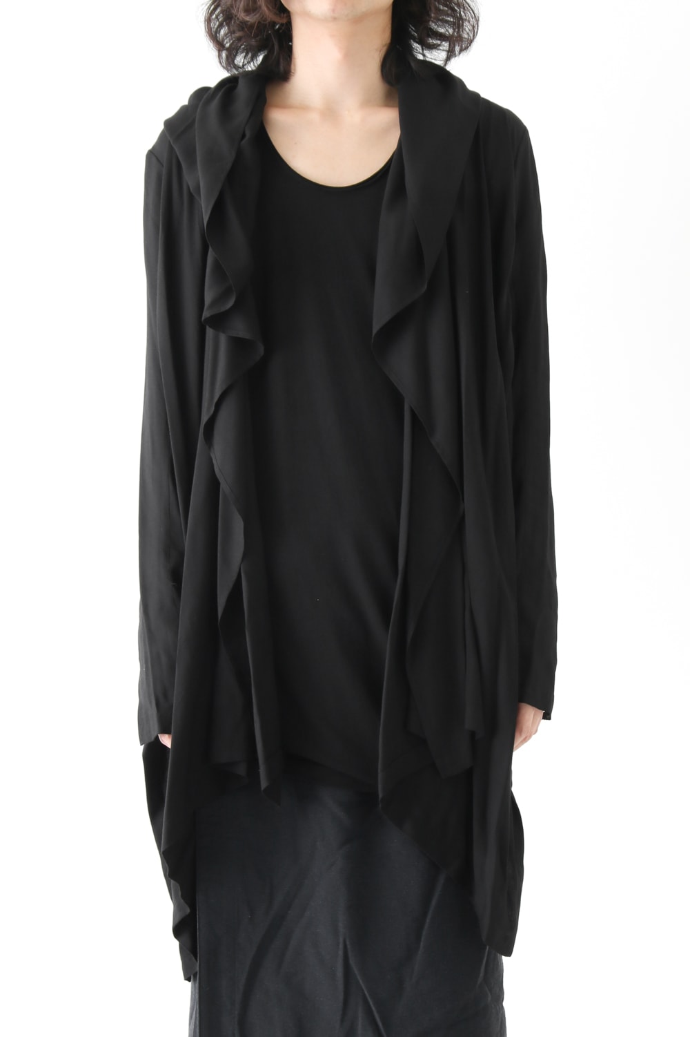 17PFW Shirring Hooded Robe