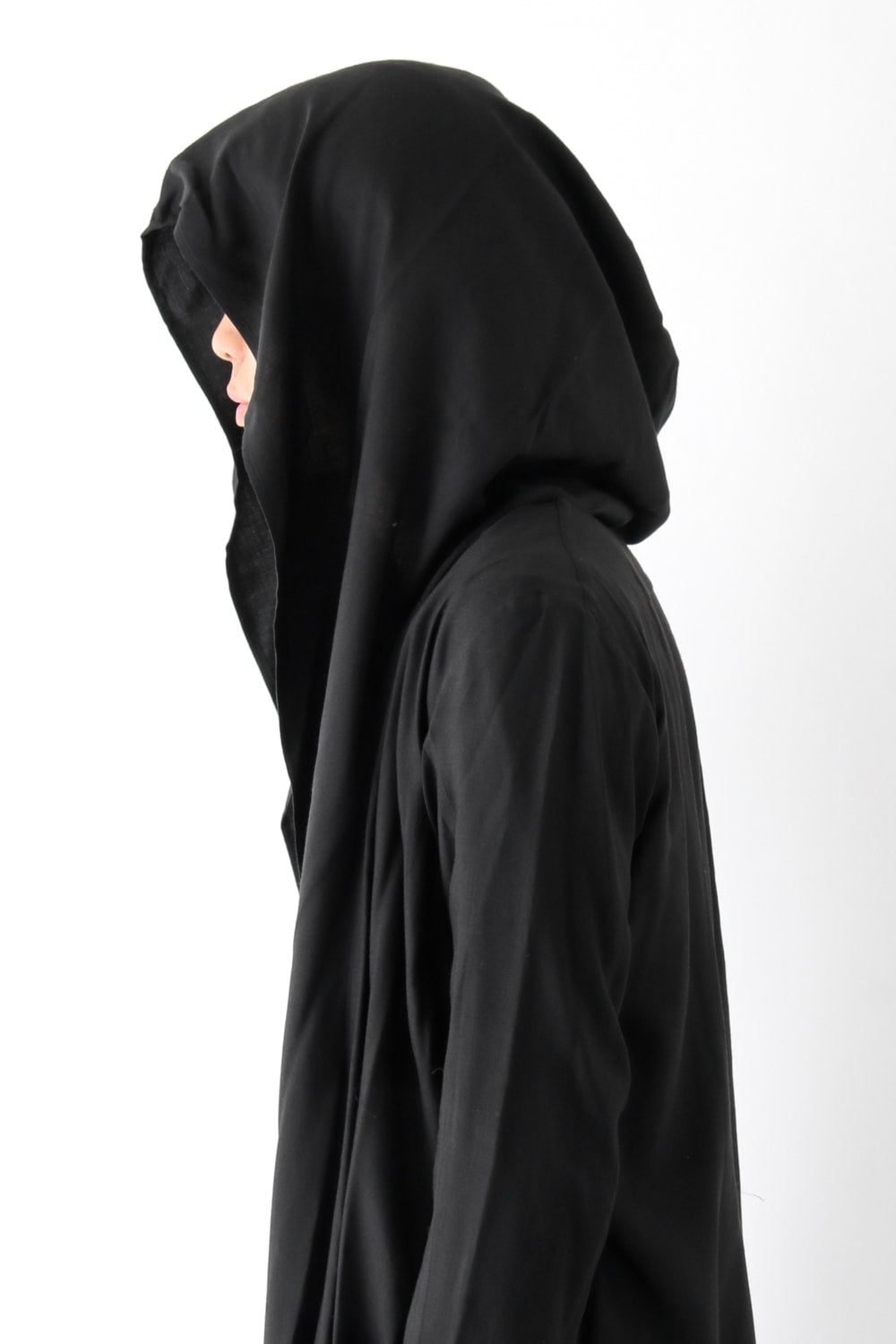 17PFW Shirring Hooded Robe