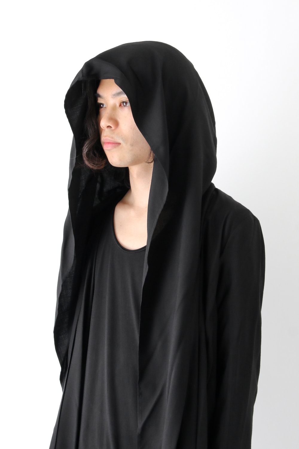 17PFW Shirring Hooded Robe