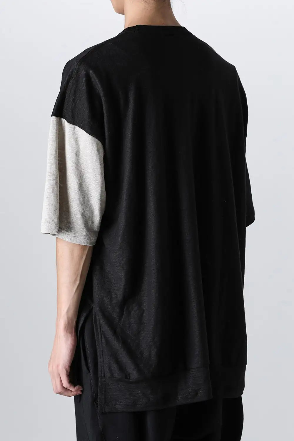 Layered Short Sleeve Reversible T-shirt