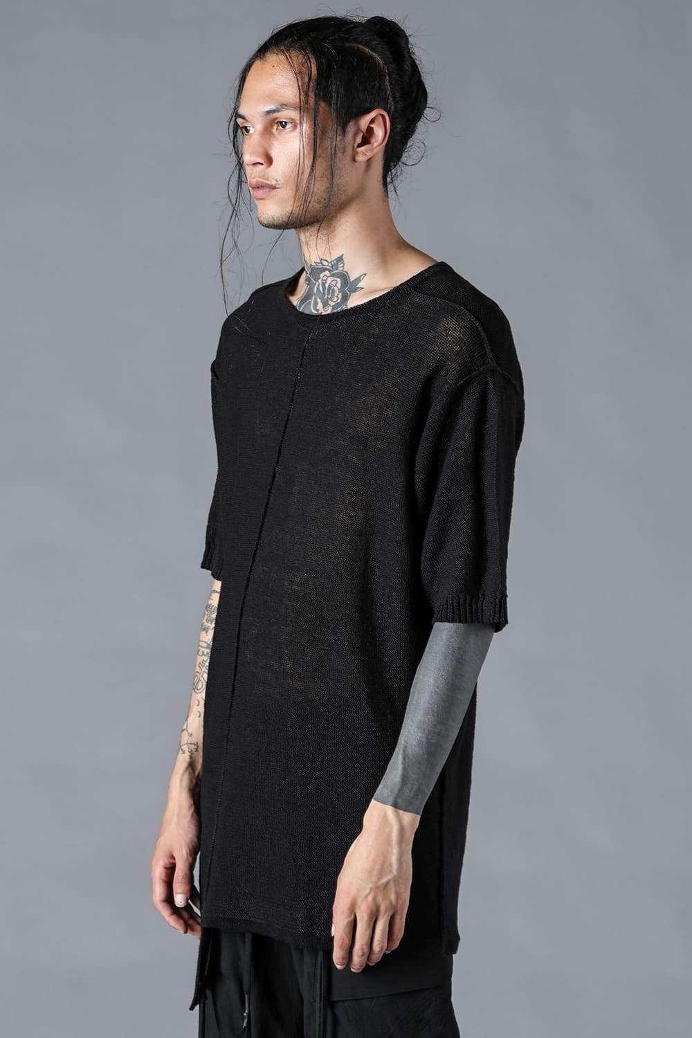 リネンニットTシャツ