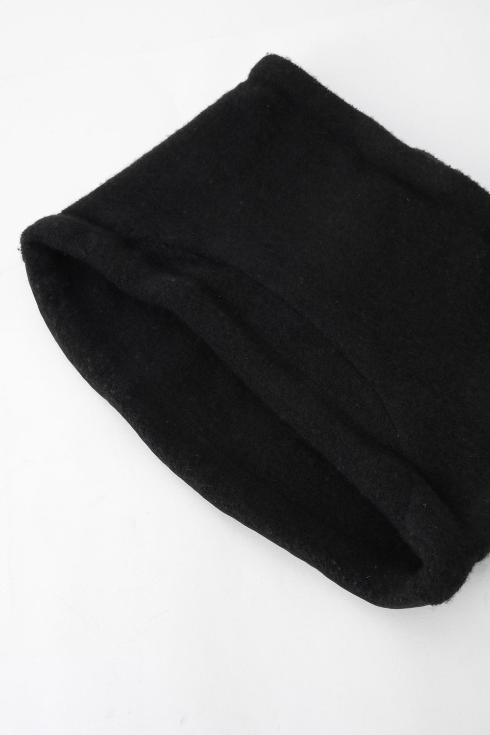 WOOL NYLON JERSEY NECK WARMER STOLE