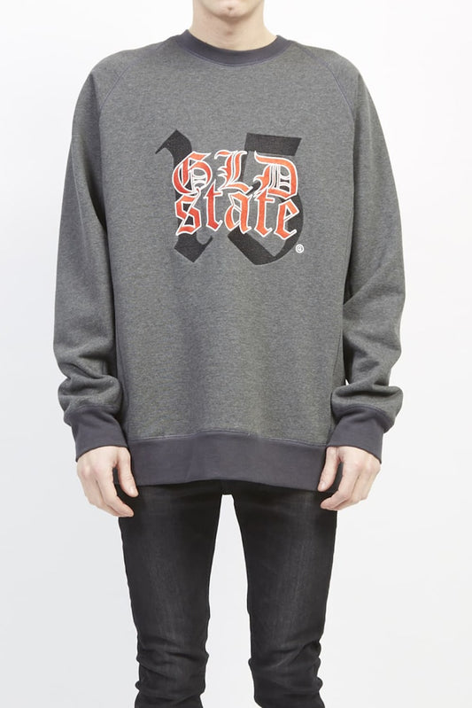 Middle fleece sweatshirt (GLD state) Charcoal