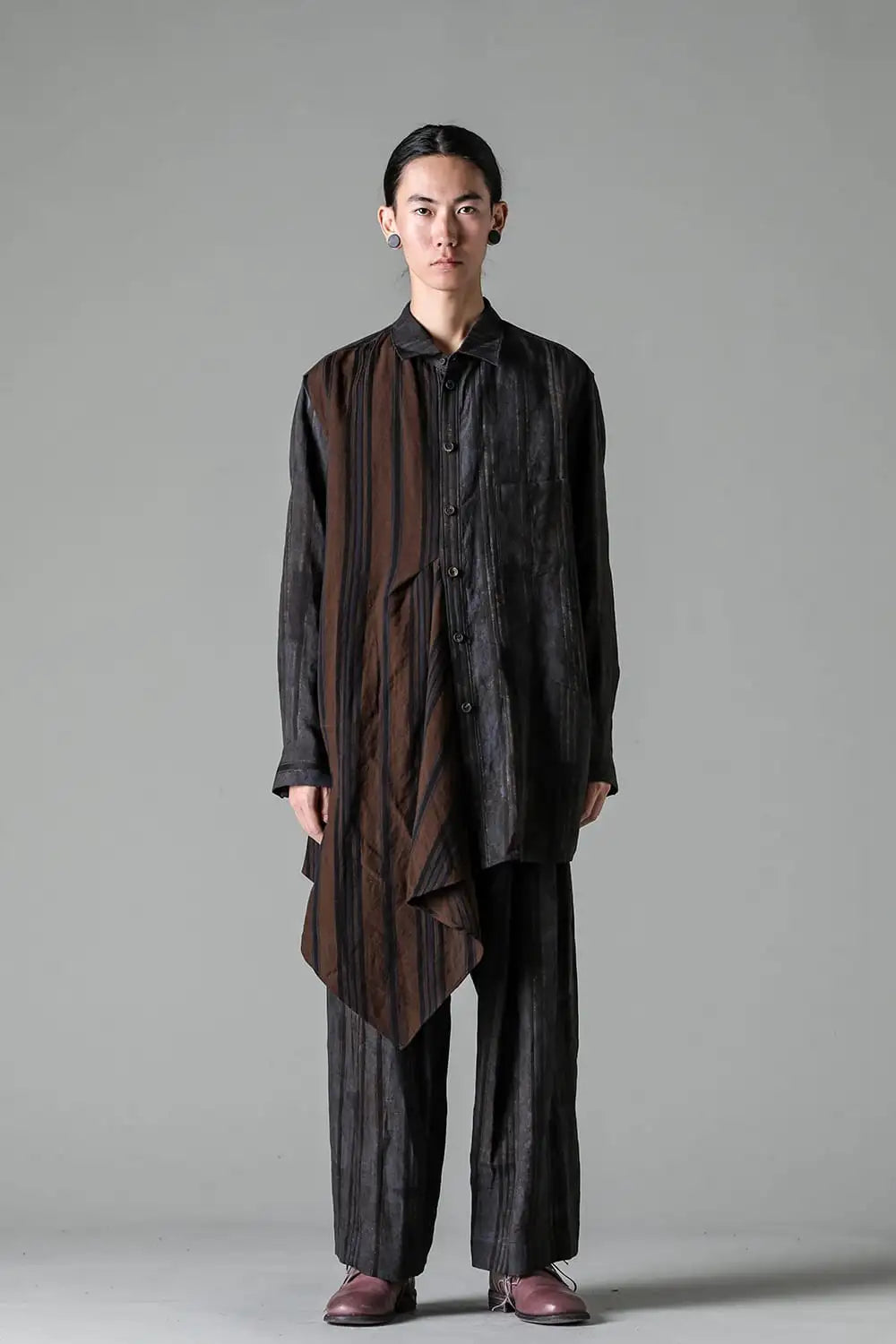 Asymmetic Paneled Shirt