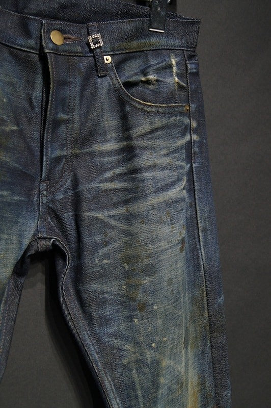 GalaabenD 15SS BASIC 14oz Denim Real Vintage Pants (INDIGO)