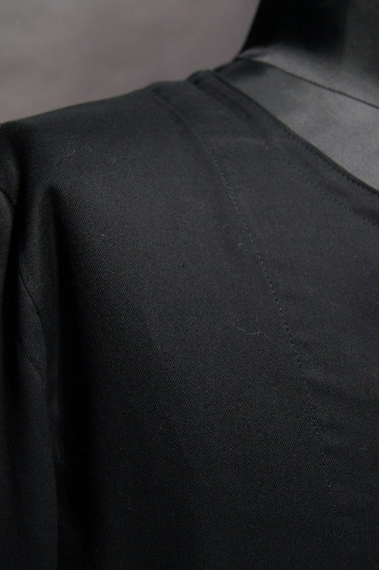 GalaabenD 15SS Lace up Shirt BLACK