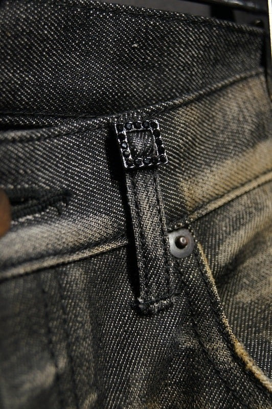 GalaabenD  15SS BASIC 14oz Denim Real Vintage Pants (BLACK)