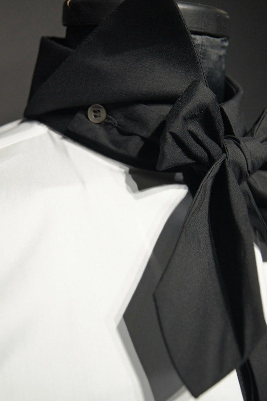 GalaabenD 16SS BASIC BroadCloth Stretch Shirt WHT×BLK