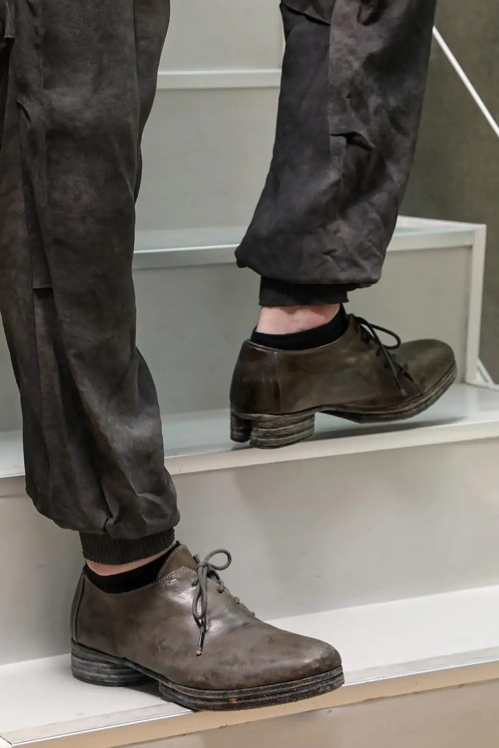 Jogger pants High twist viscose