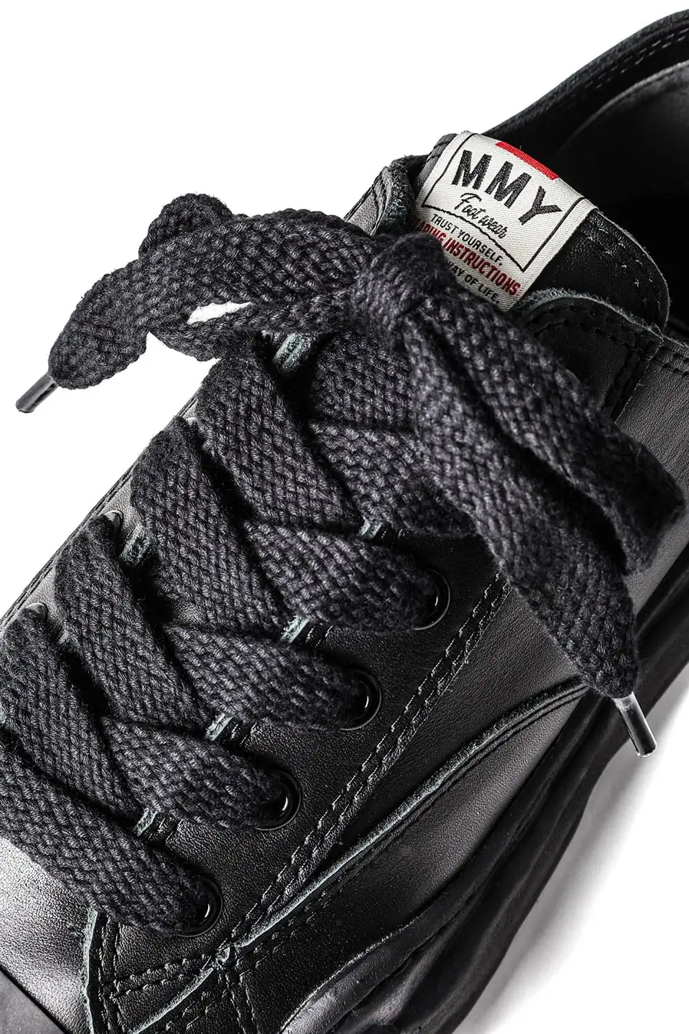 PETERSON Leather Low-Cut sneaker Black / Black