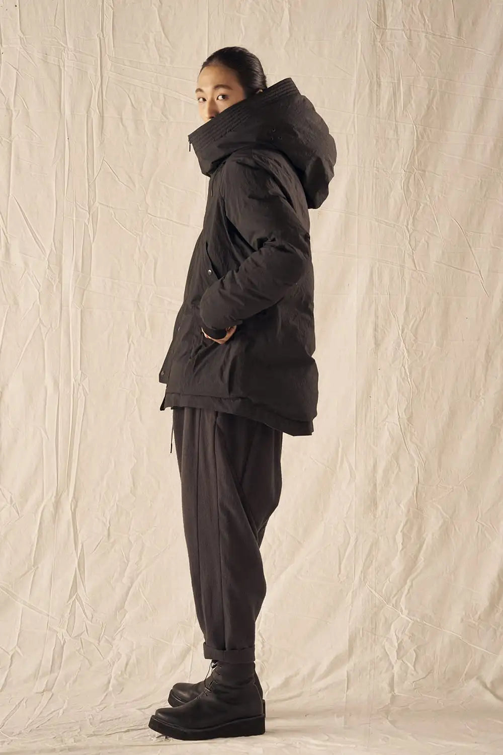 ダウンジャケット シンク コットン / ナイロン